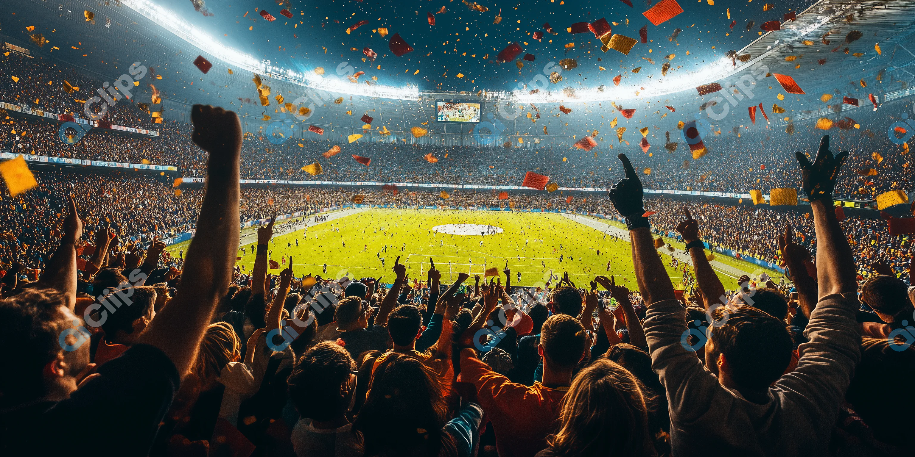 Football Stadium Celebration