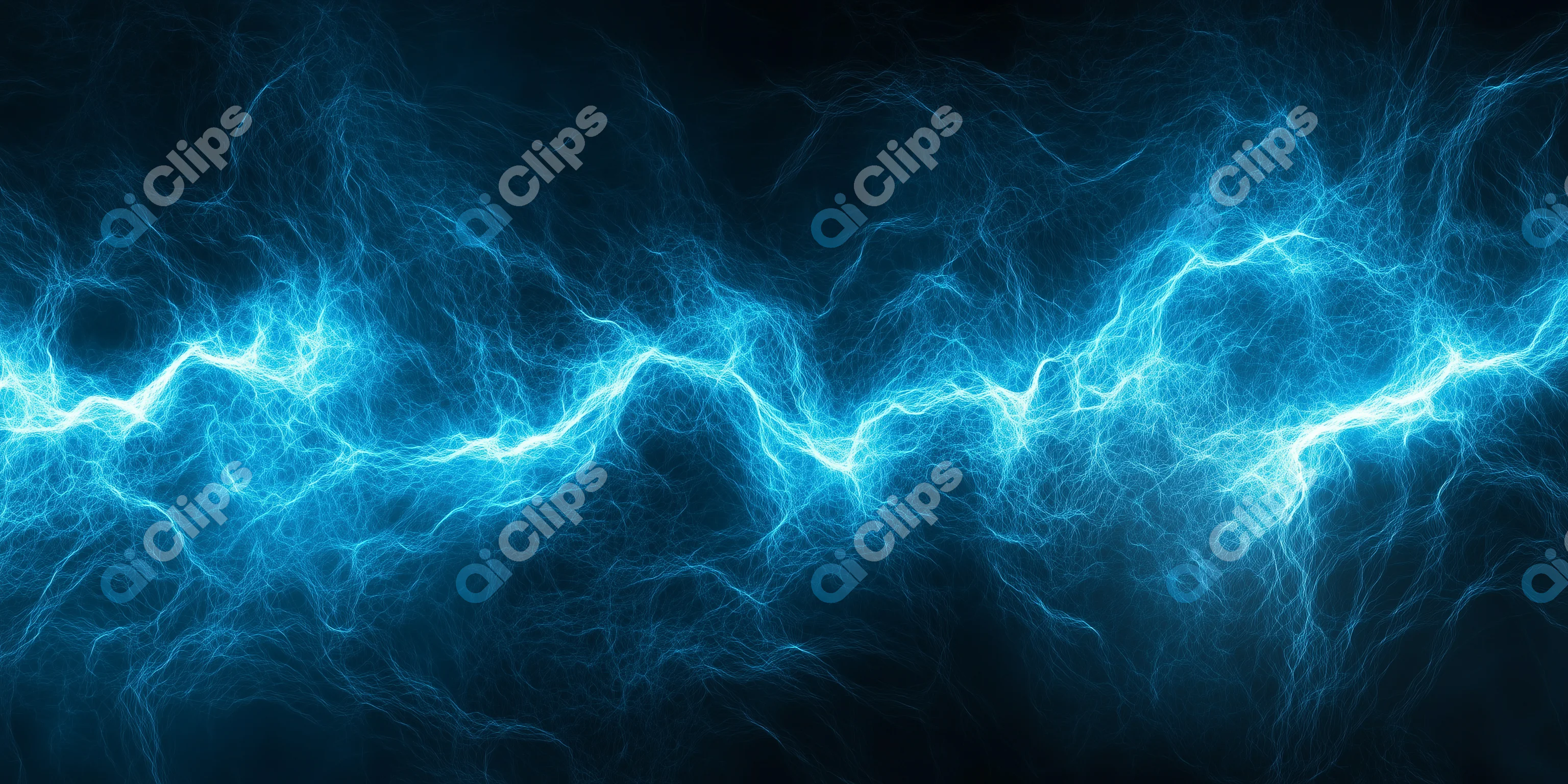 Intense Blue Lightning Energy
