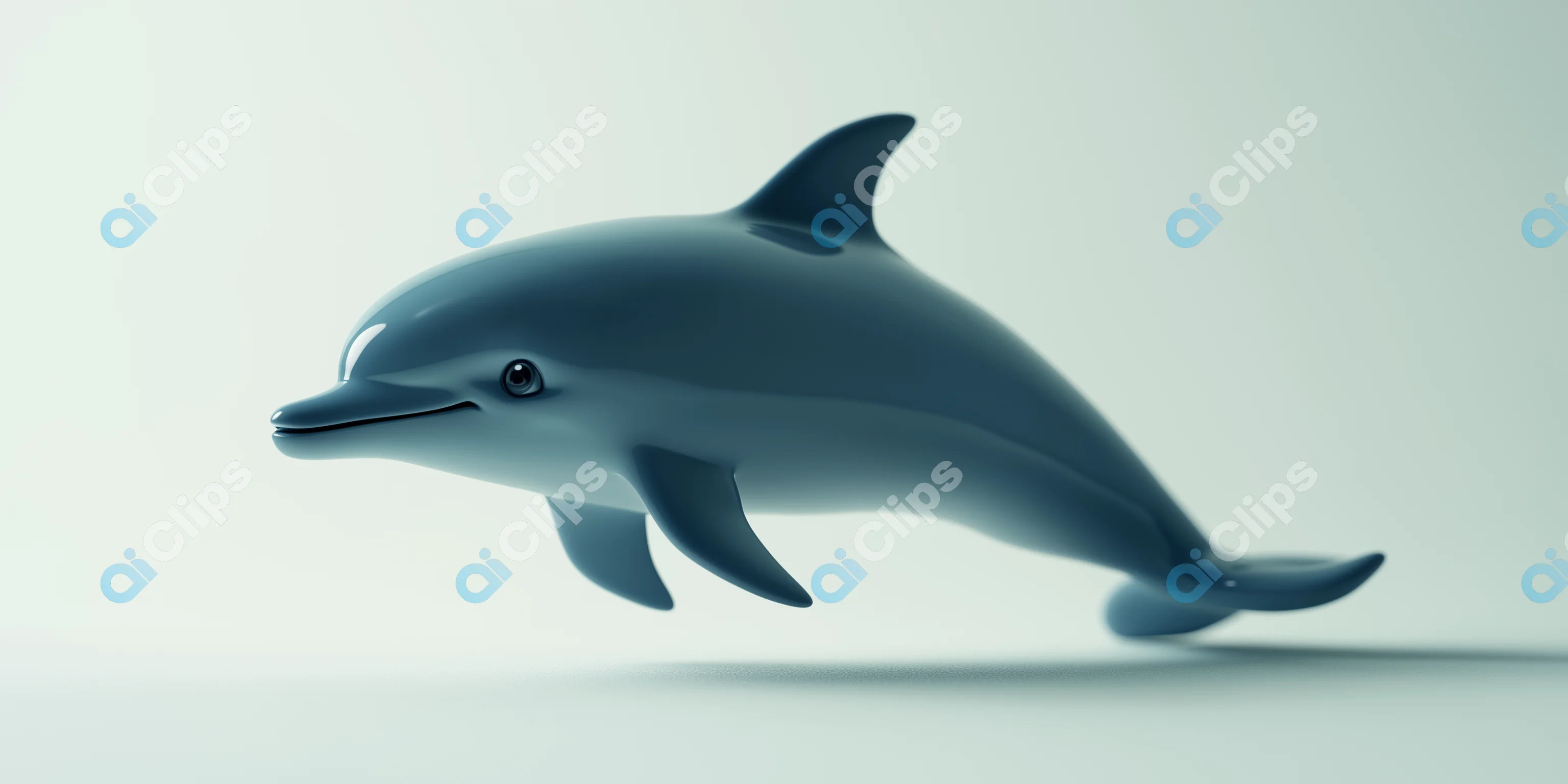 Cartoon Dolphin Render