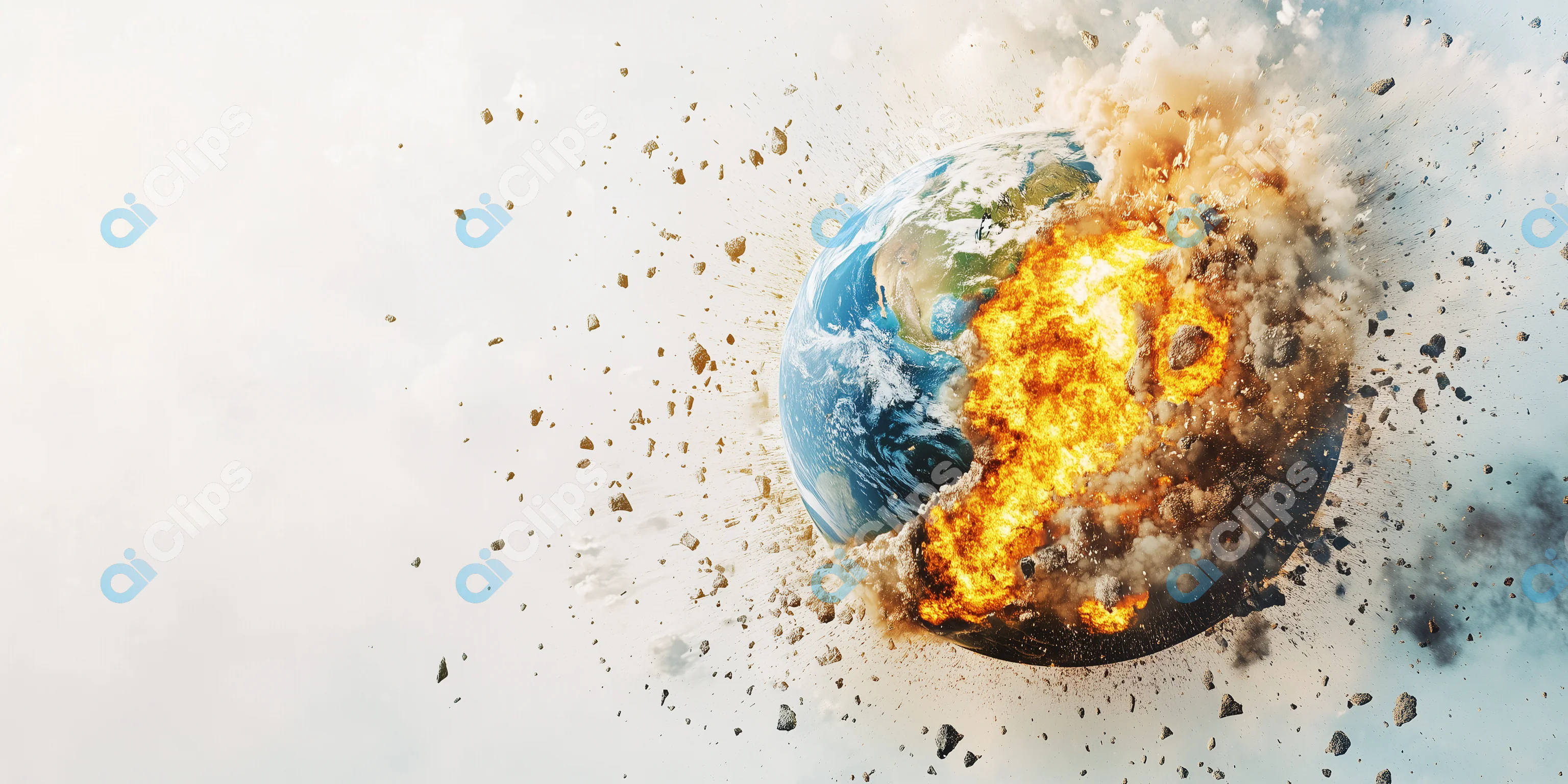 Exploding Earth Catastrophe