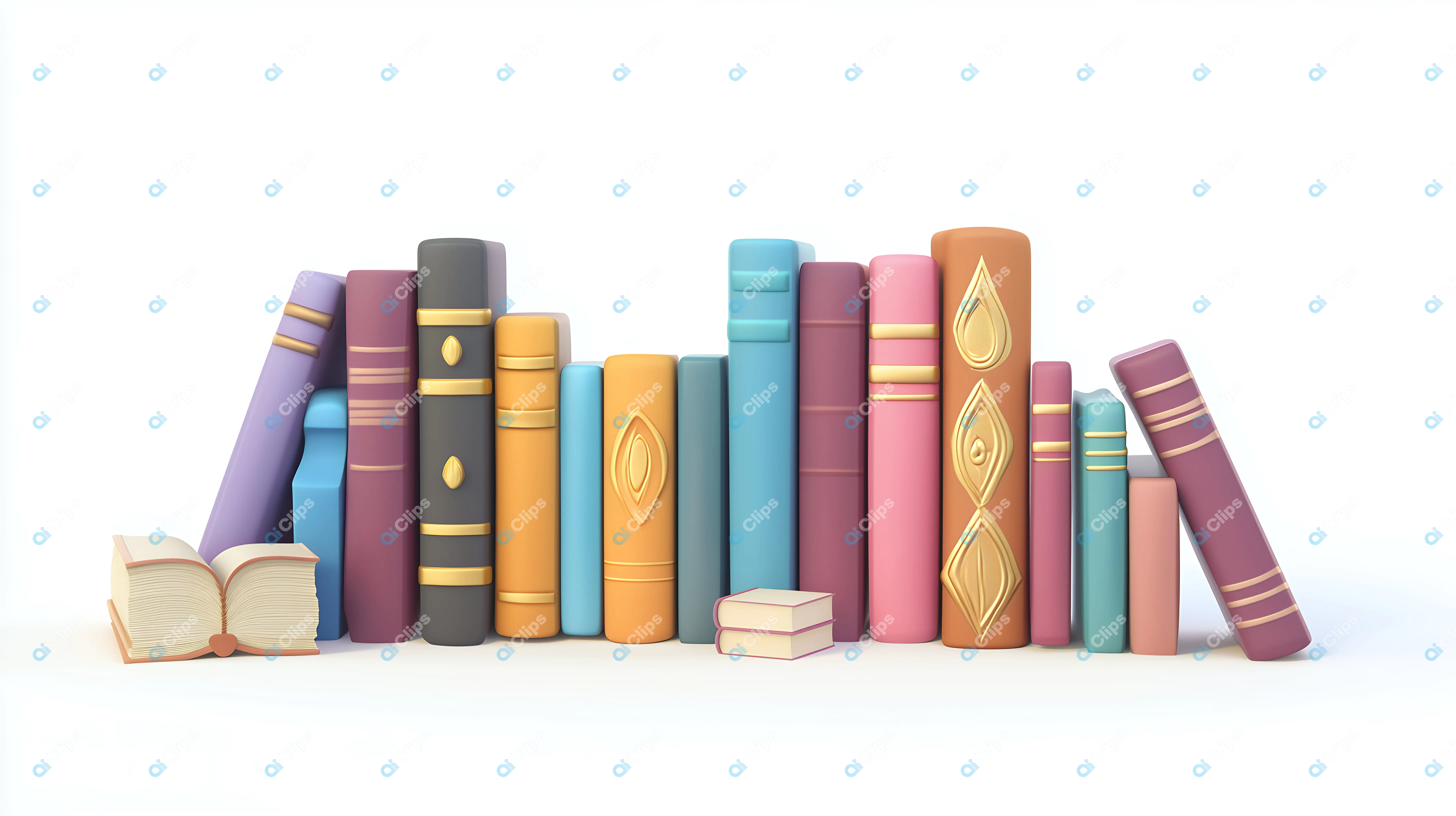 Colorful Book Collection