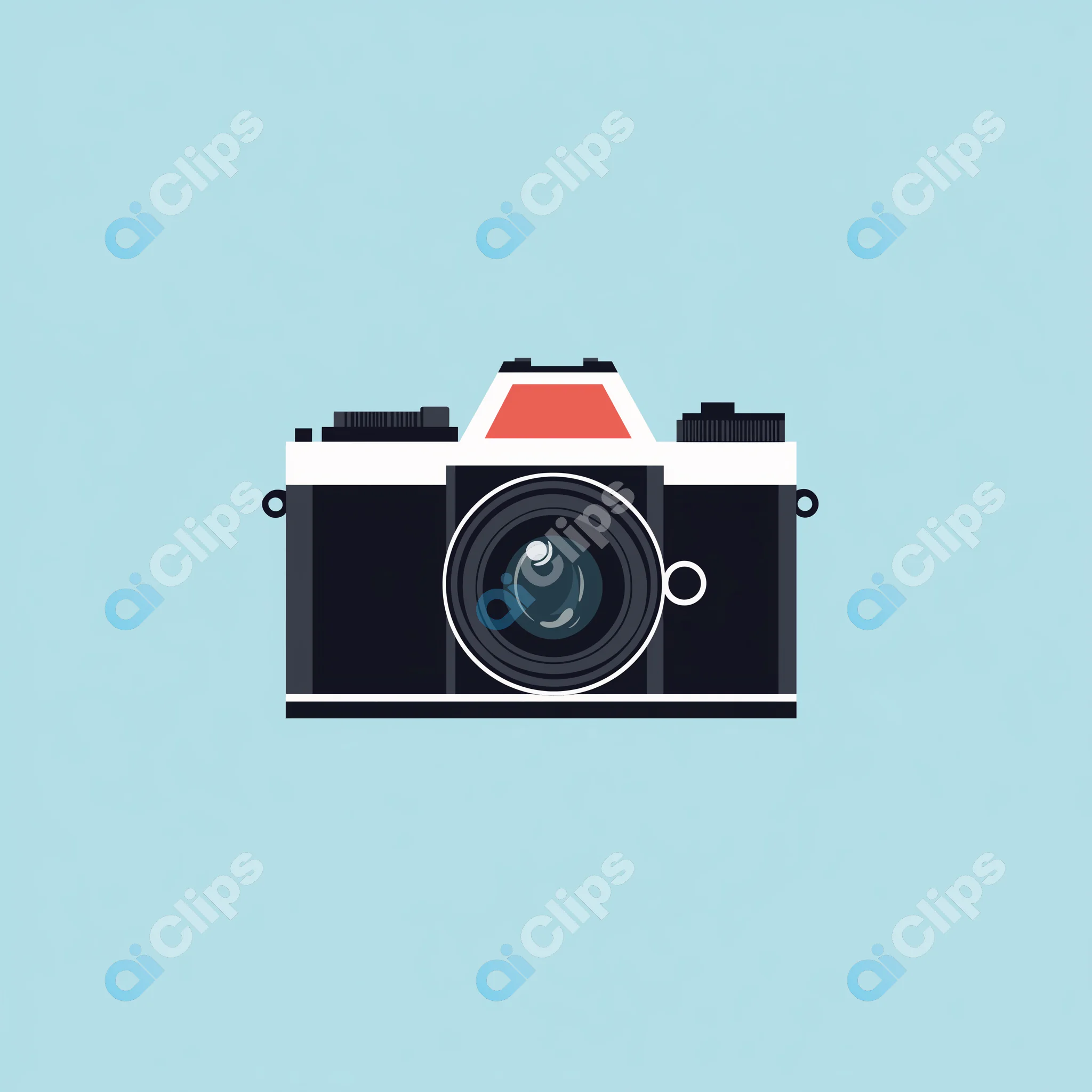 Retro Camera Illustration