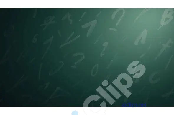 Chalkboard Background with Faded Scribbles