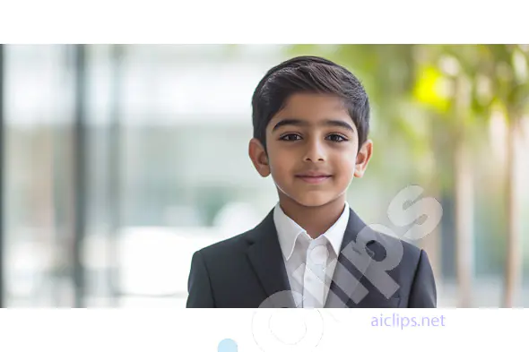 Young Boy in Suit
