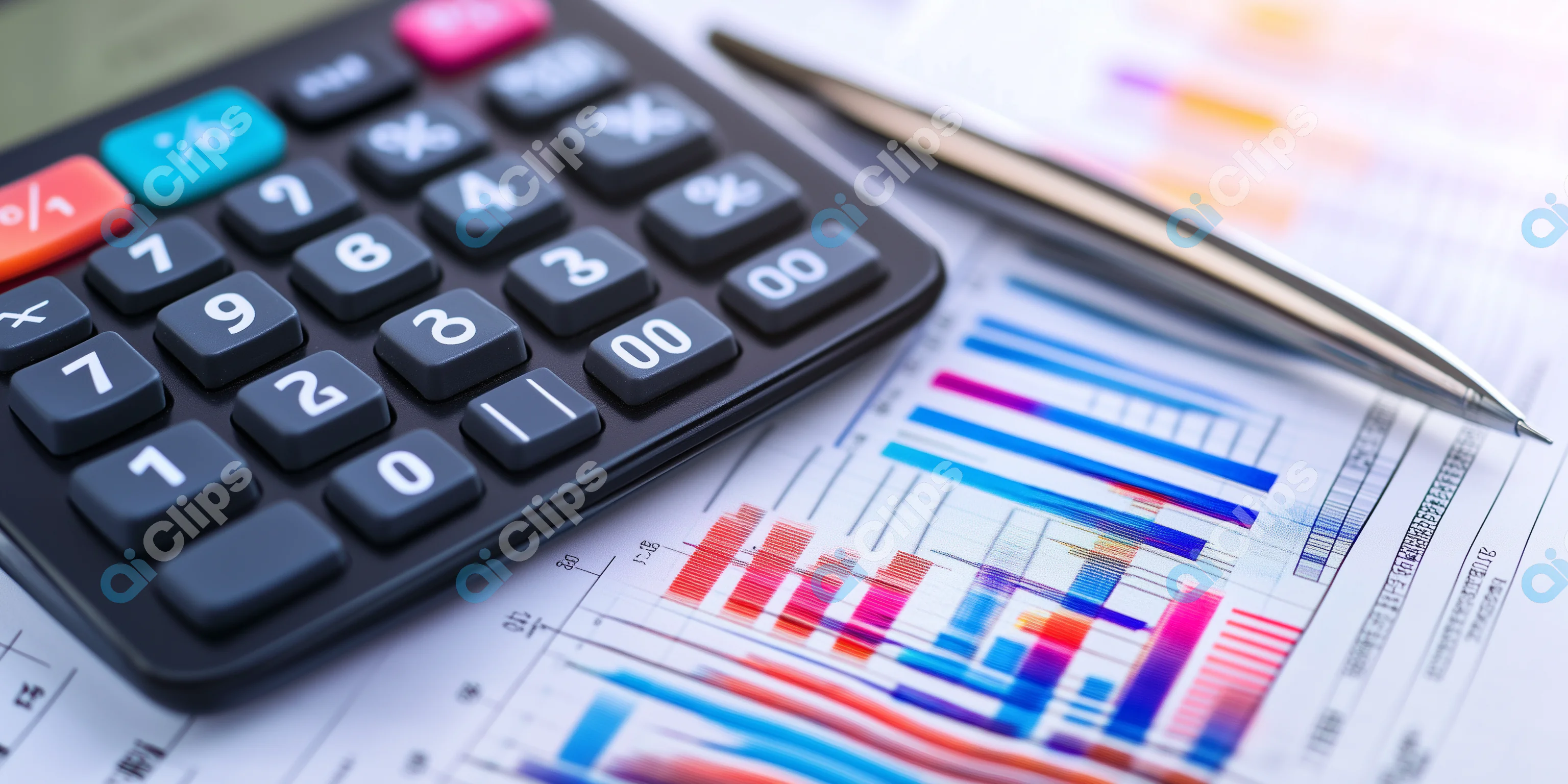 Calculator with Financial Charts