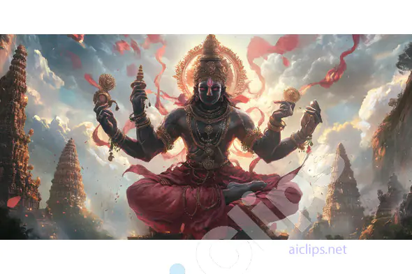 Divine Warrior Deity Artwork