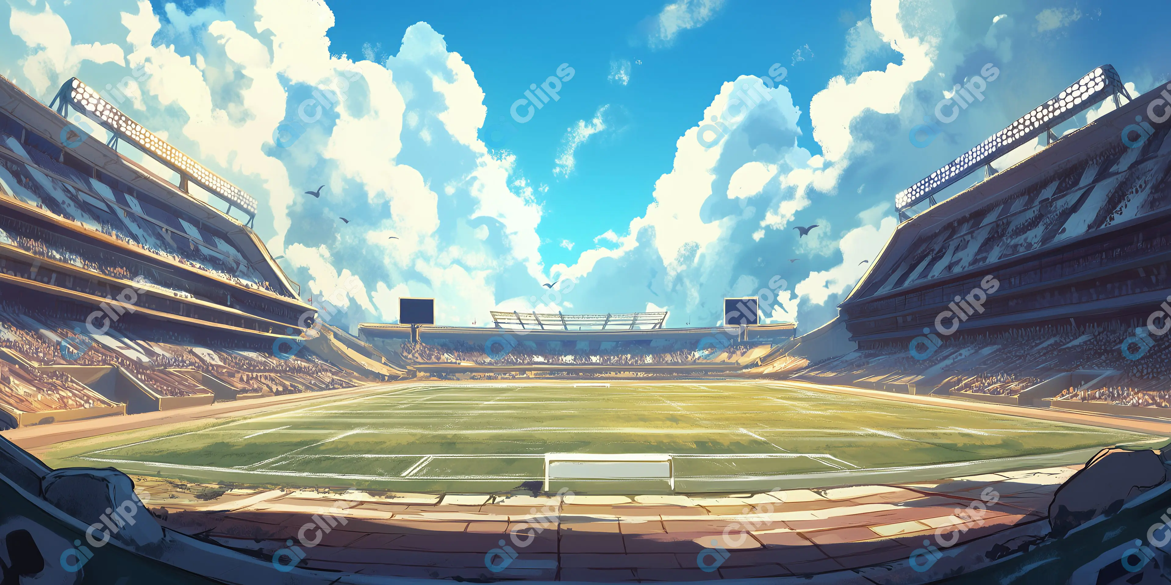 Sunny Football Stadium