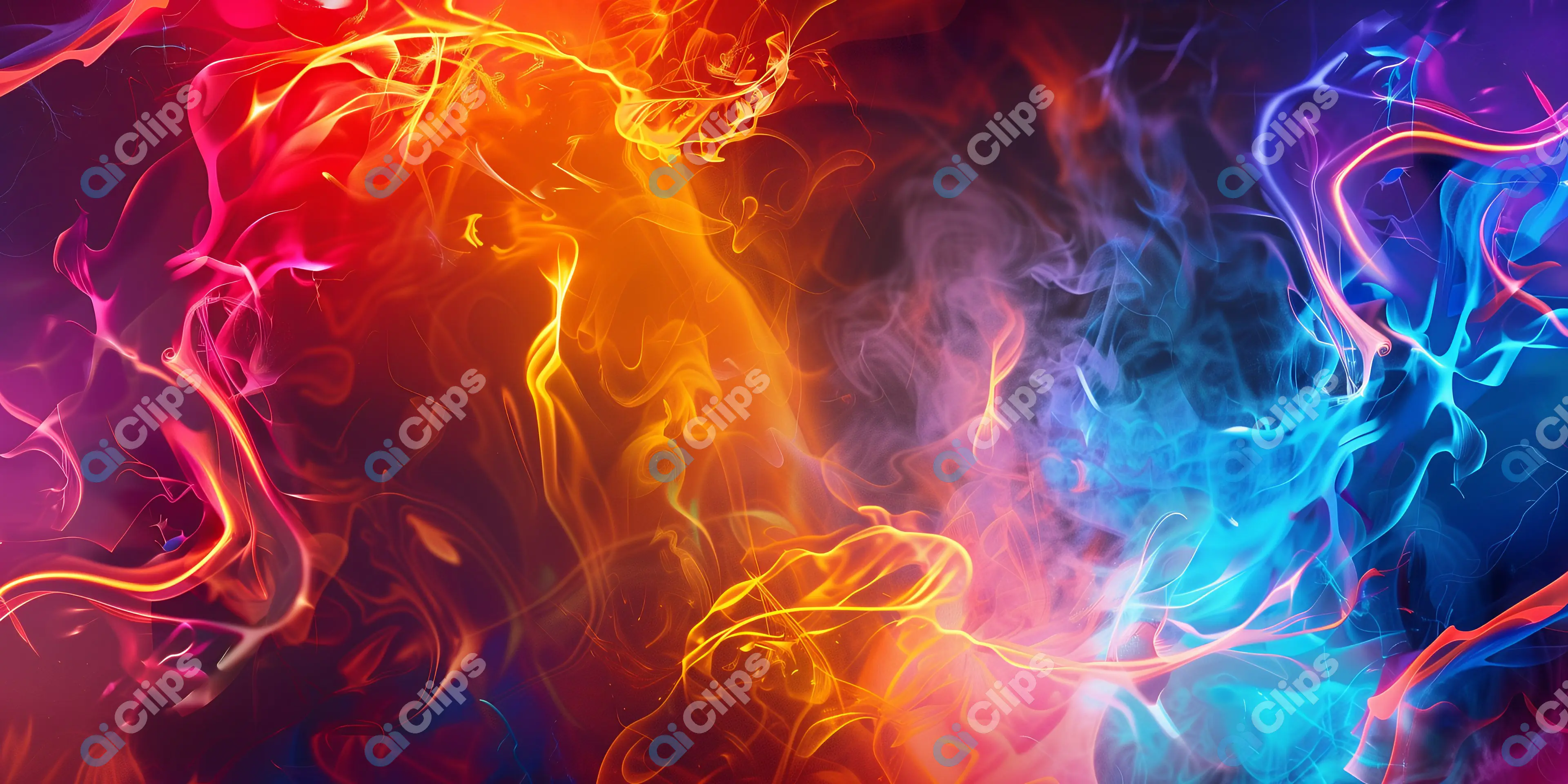 Colorful Abstract Smoke Effect