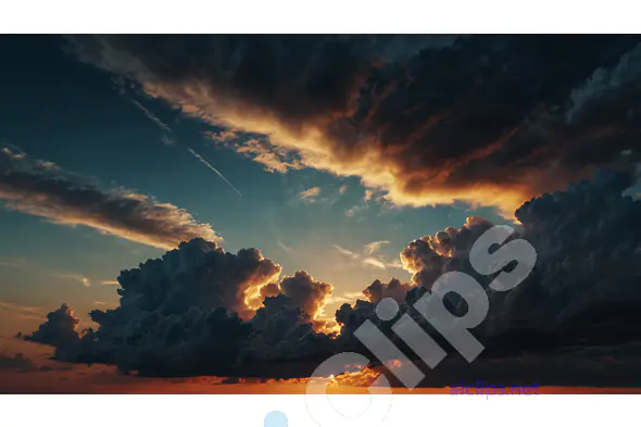 Dramatic Sunset Clouds