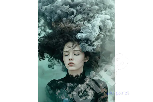 Dreamy Smoke Portrait
