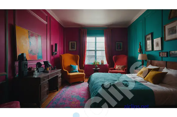 Vibrant Eclectic Bedroom