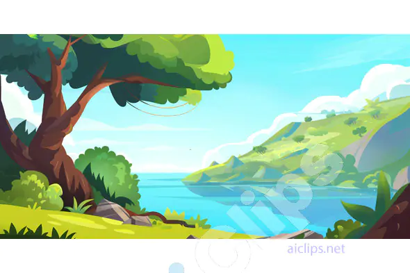 Serene Lakeside Landscape