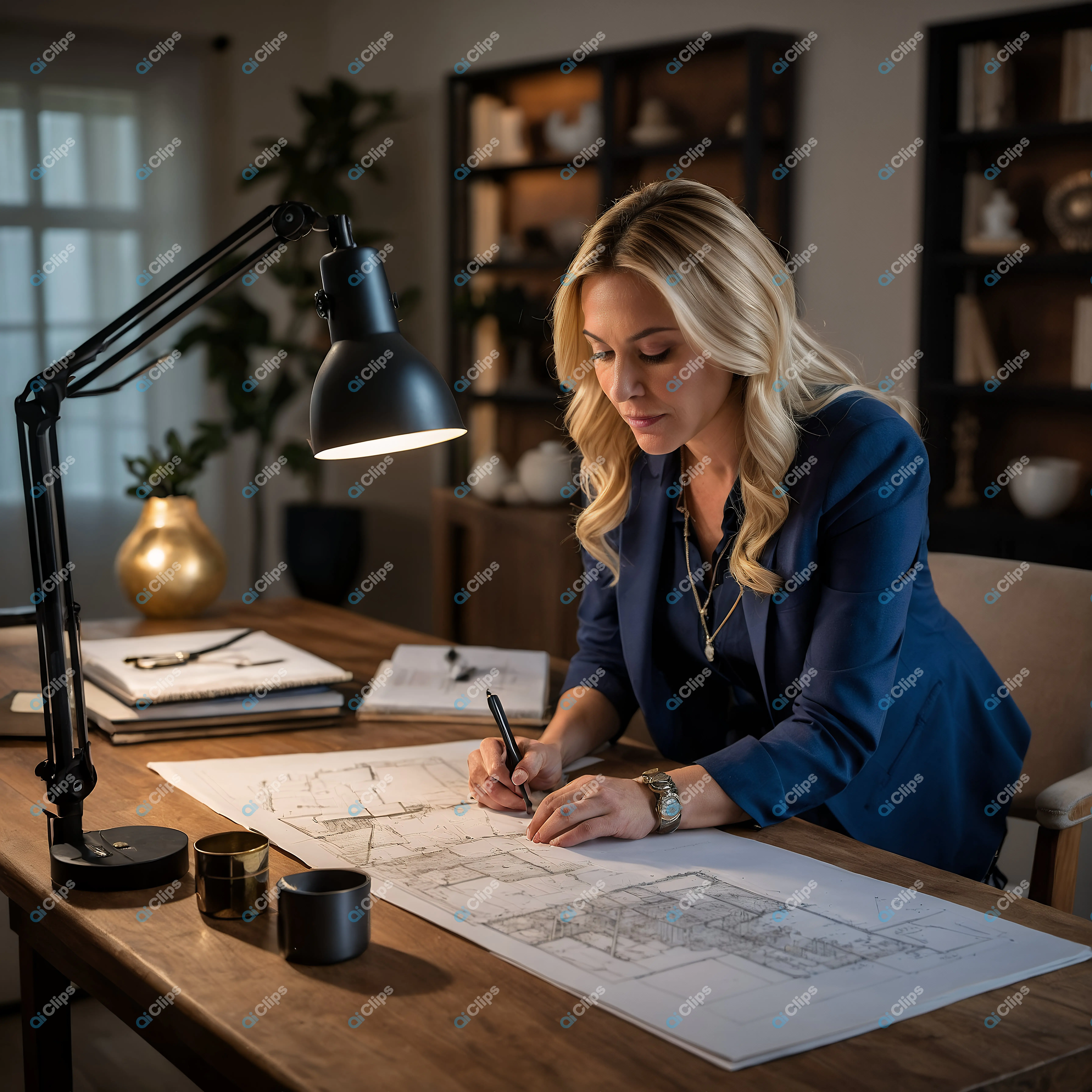 Focused Architect at Work