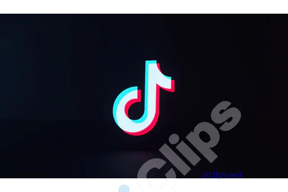 TikTok Logo on Dark Background
