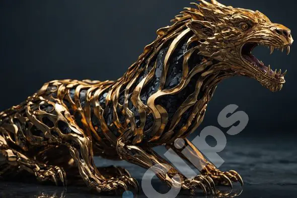Golden Mechanical Beast