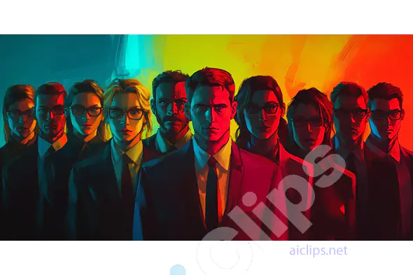 Corporate Team Illustration