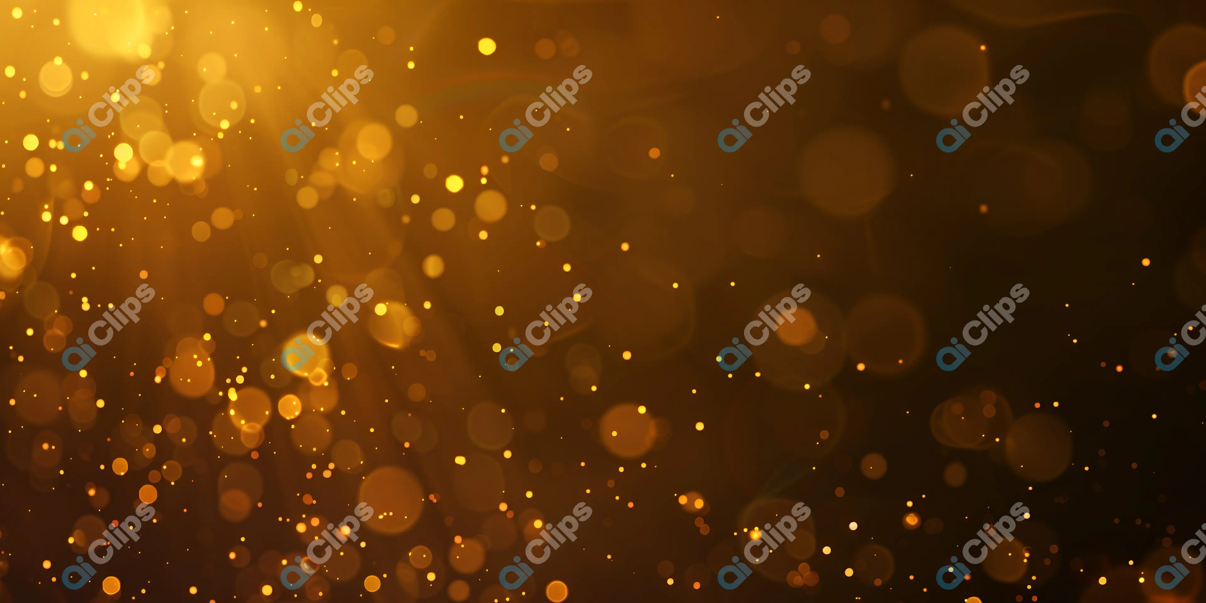Golden Bokeh Light Effect