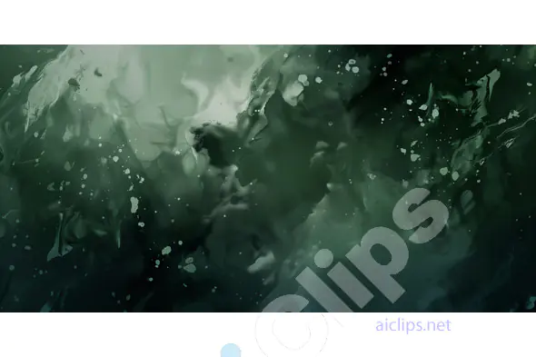 Abstract Green Mist