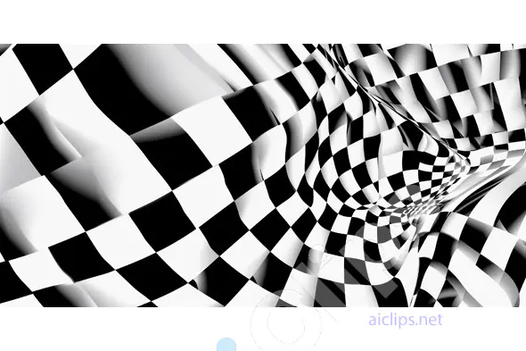 Distorted Checkerboard Pattern