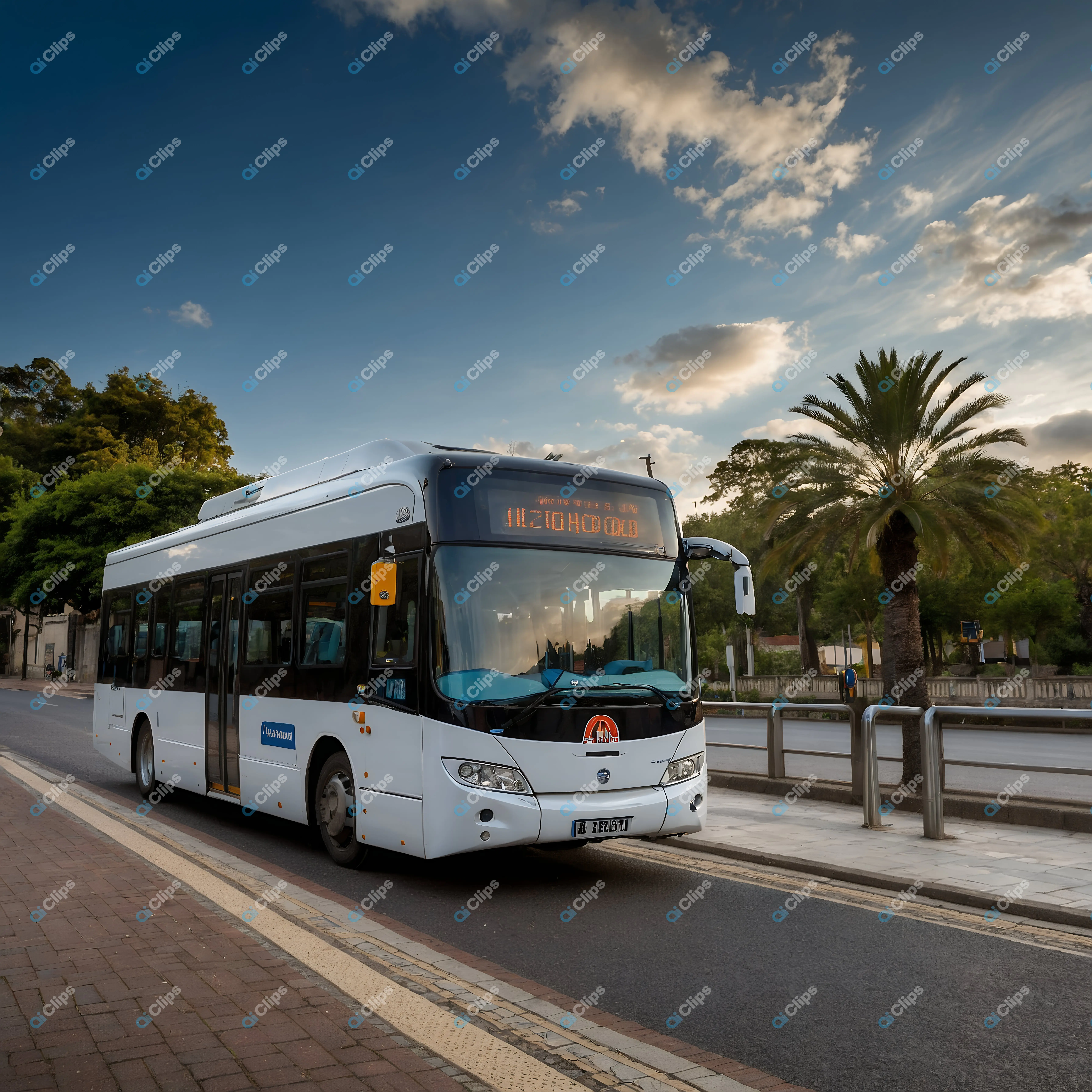 Modern City Bus