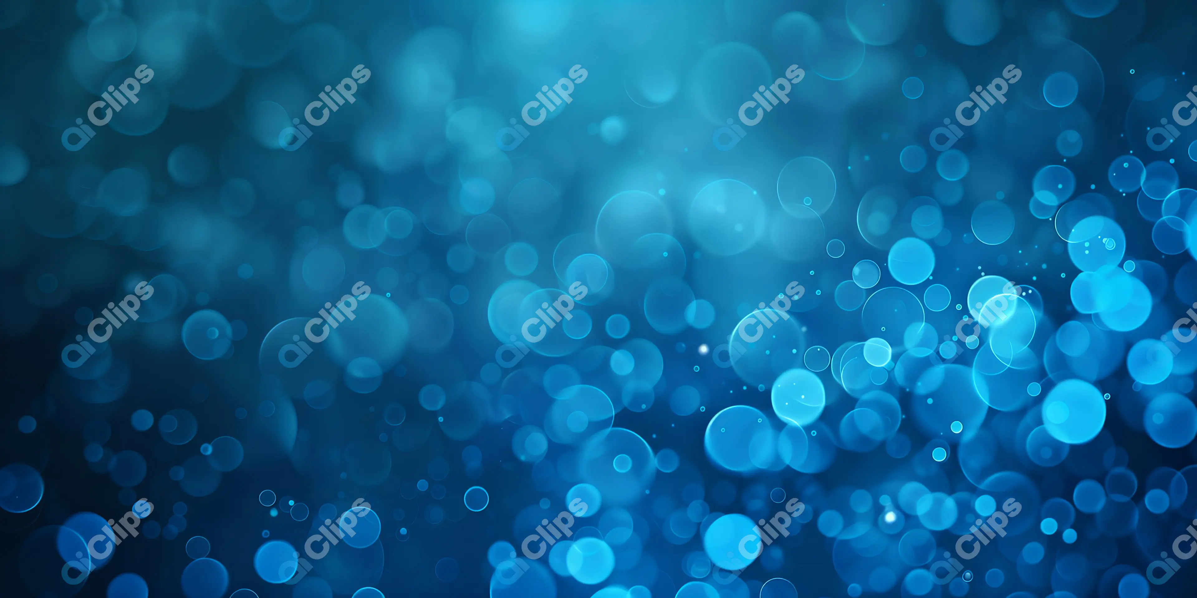 Blue Bokeh Light Effect