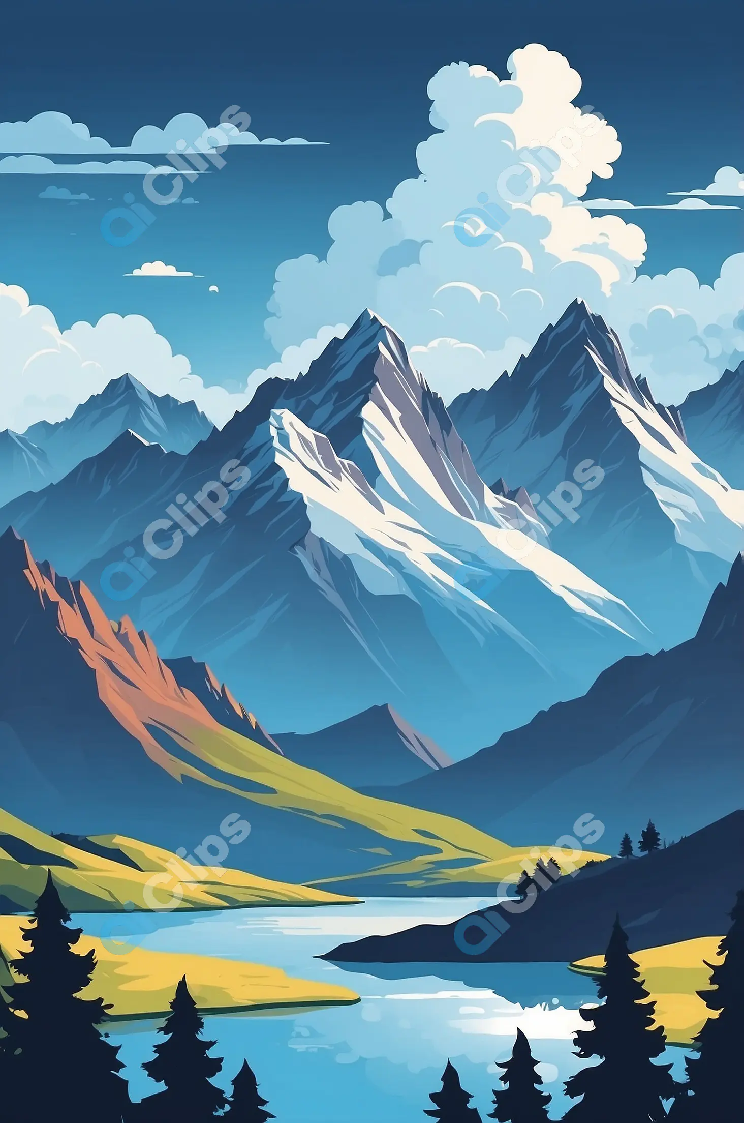 Scenic Mountain Landscape