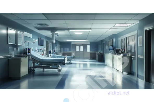 Empty Hospital Ward