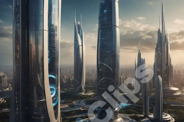 Futuristic Skyscraper Cityscape