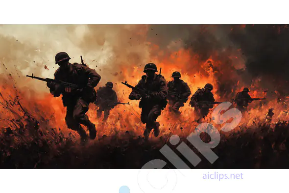 Soldiers in Battle