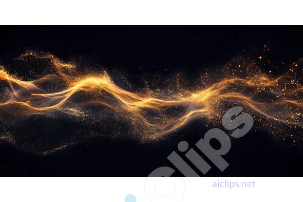 Golden Light Wave Effect