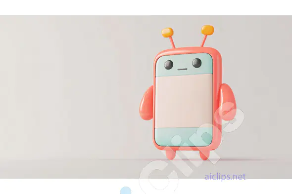 Cute Robot Character