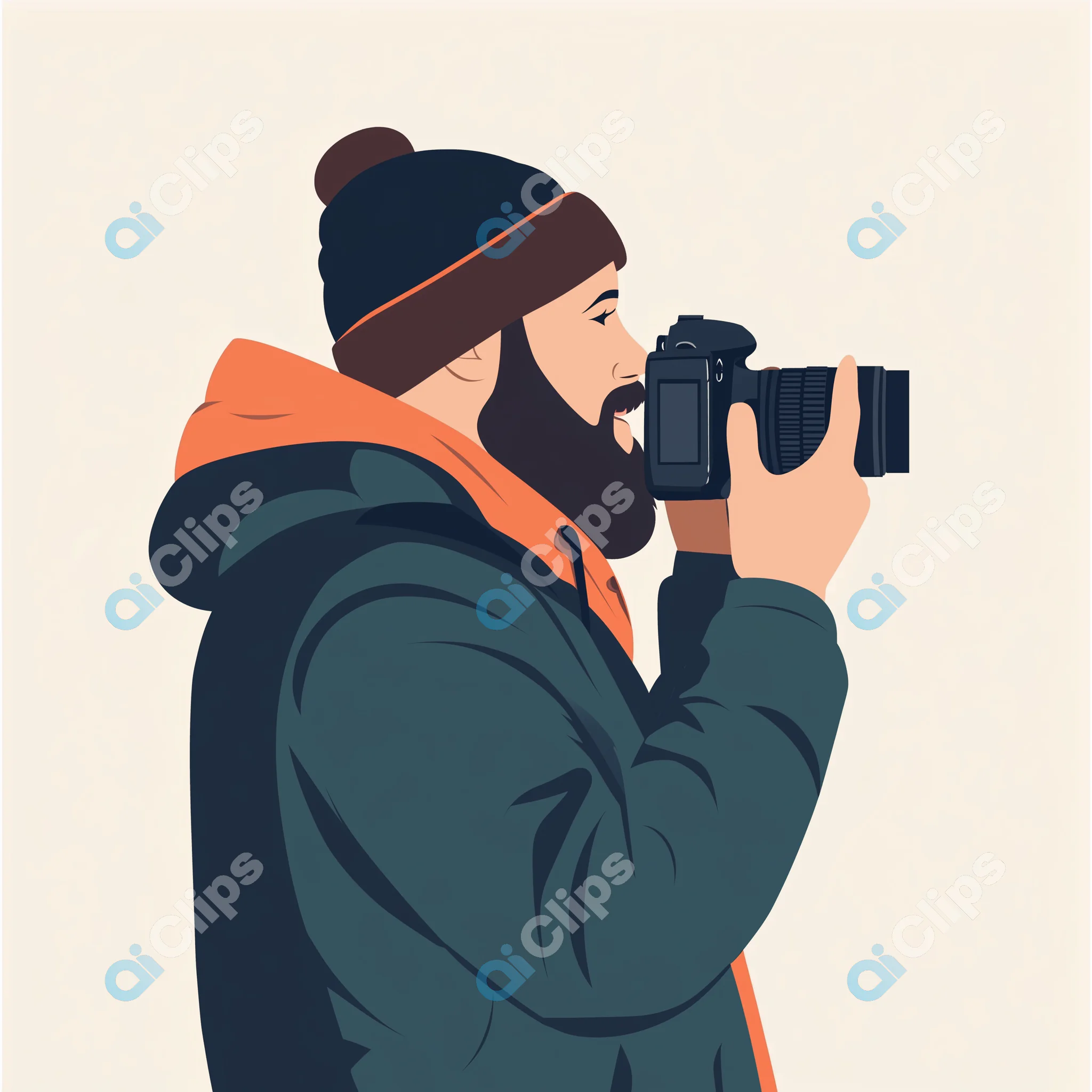 Photographer Illustration