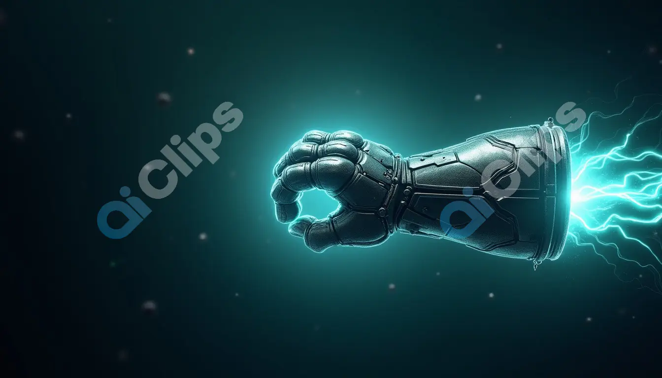 Cybernetic Fist with Energy Surge