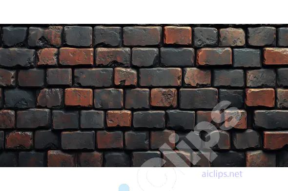 Dark Textured Brick Wall