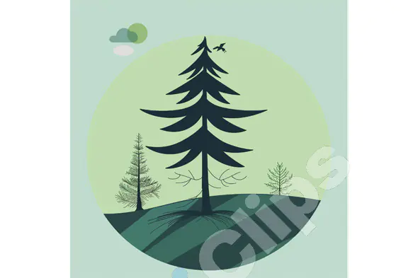 Pine Tree Illustration
