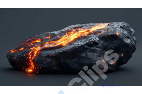 Glowing Lava Rock
