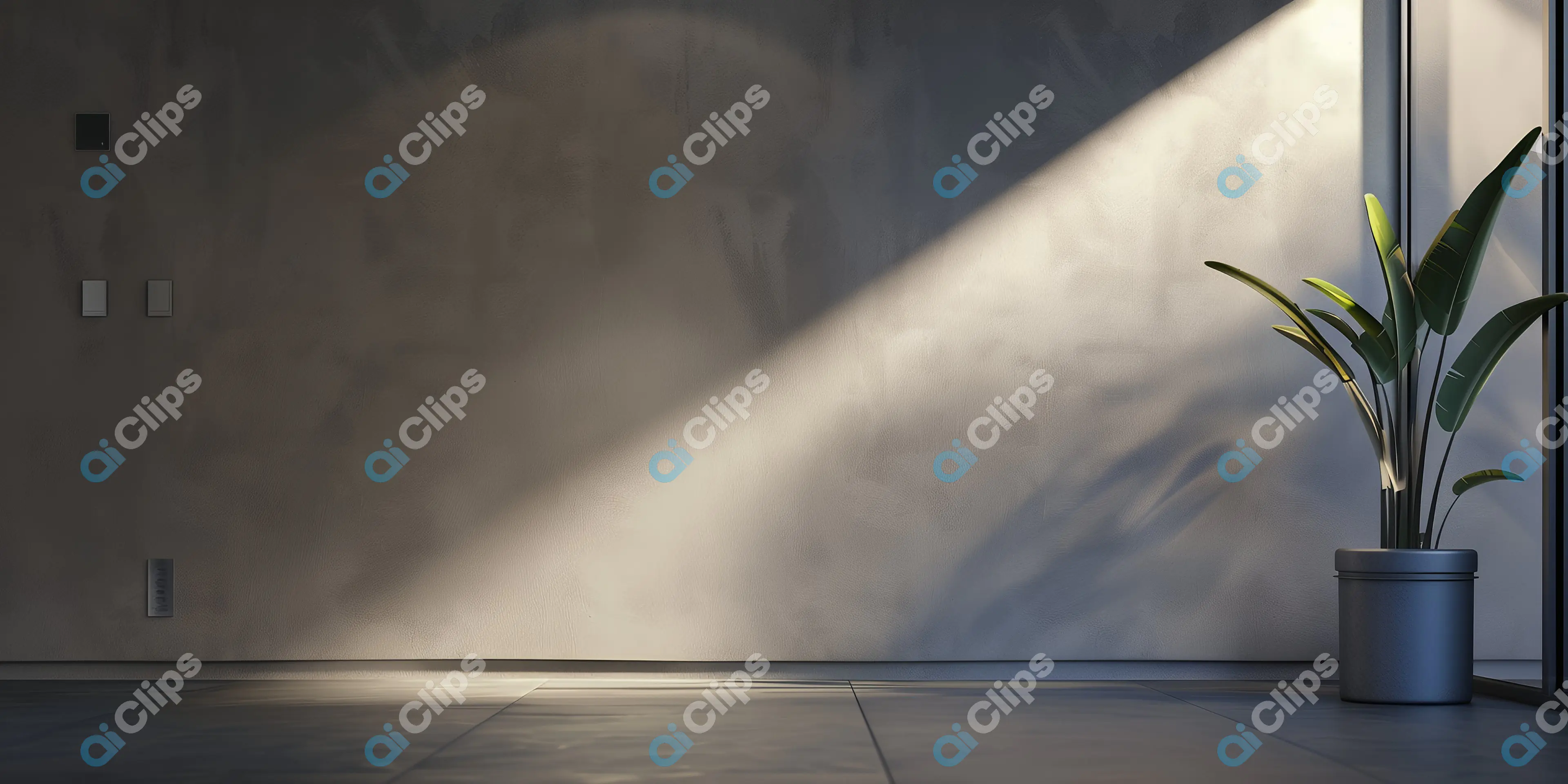 Minimalist Sunlit Wall