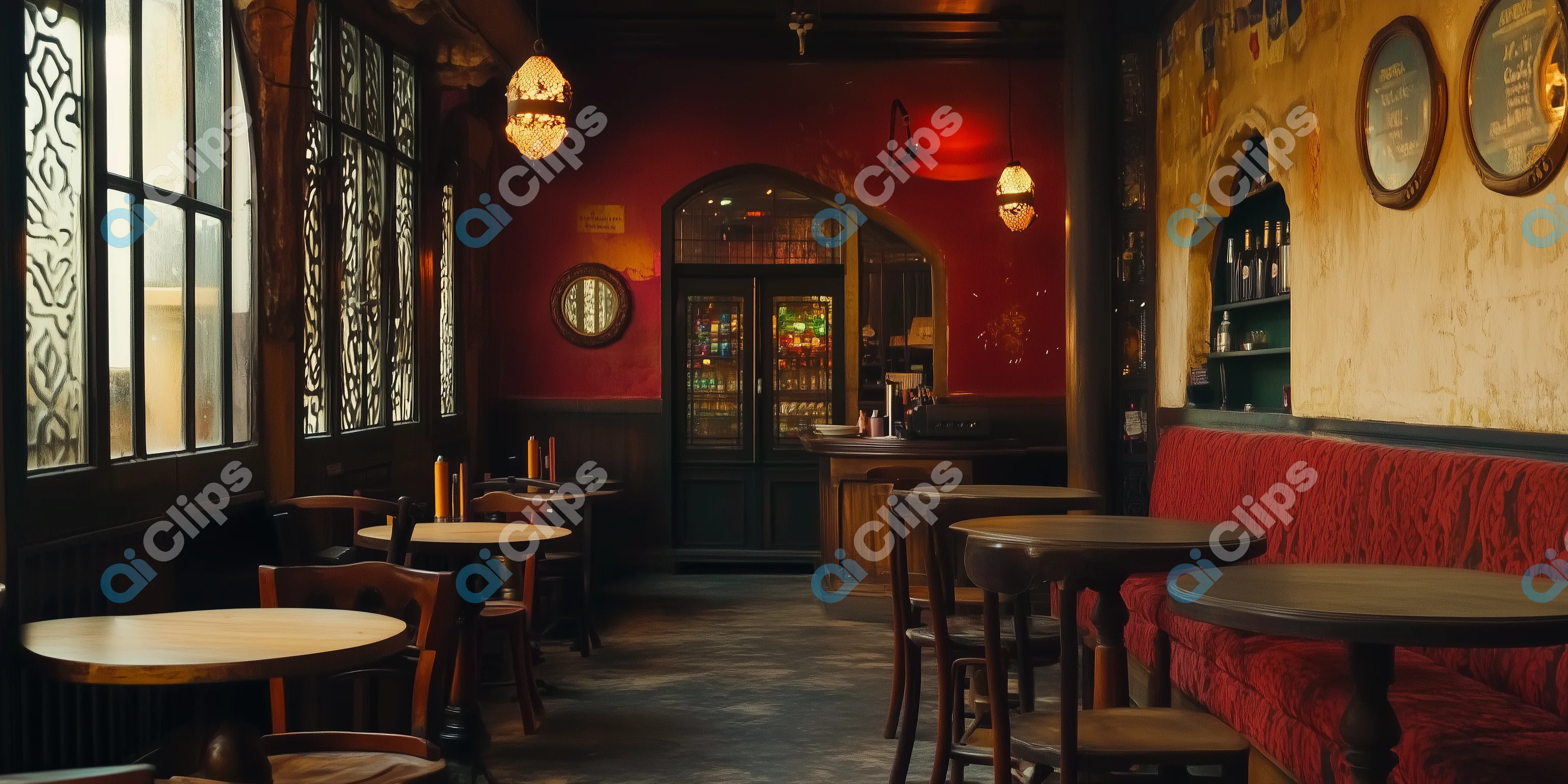 Cozy Vintage Pub Interior