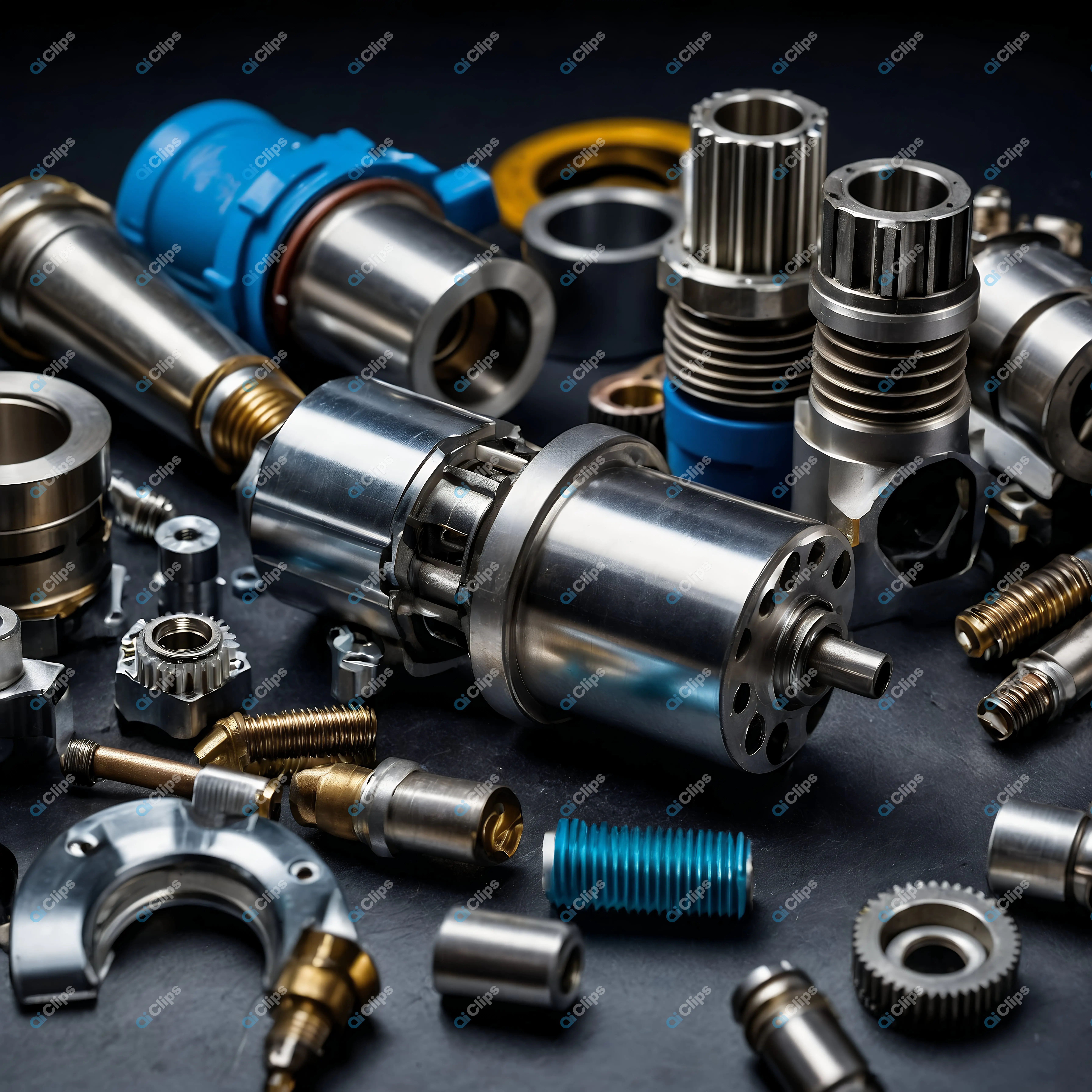 Assorted Industrial Machine Parts