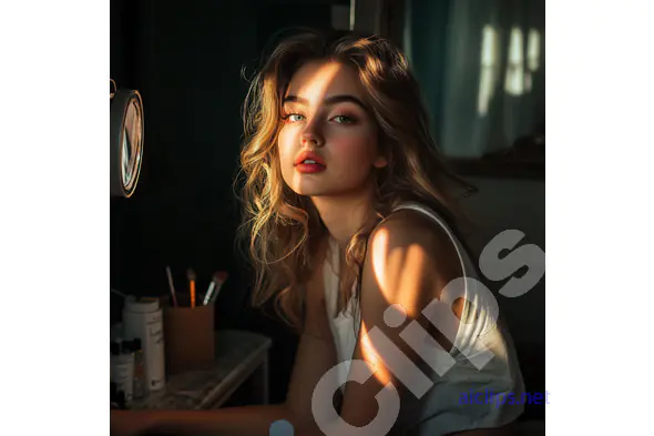 Sunlit Beauty Portrait
