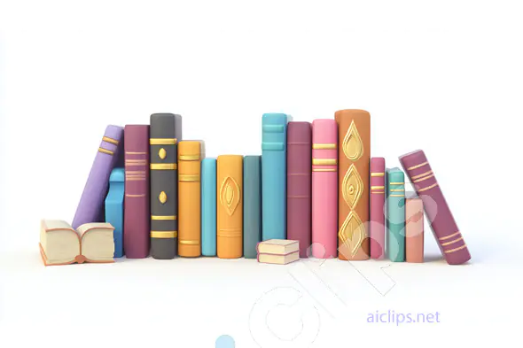 Colorful Book Collection