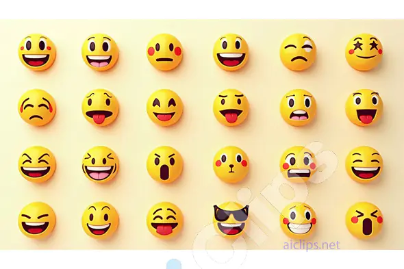 Expanded 3D Emoji Faces Collection