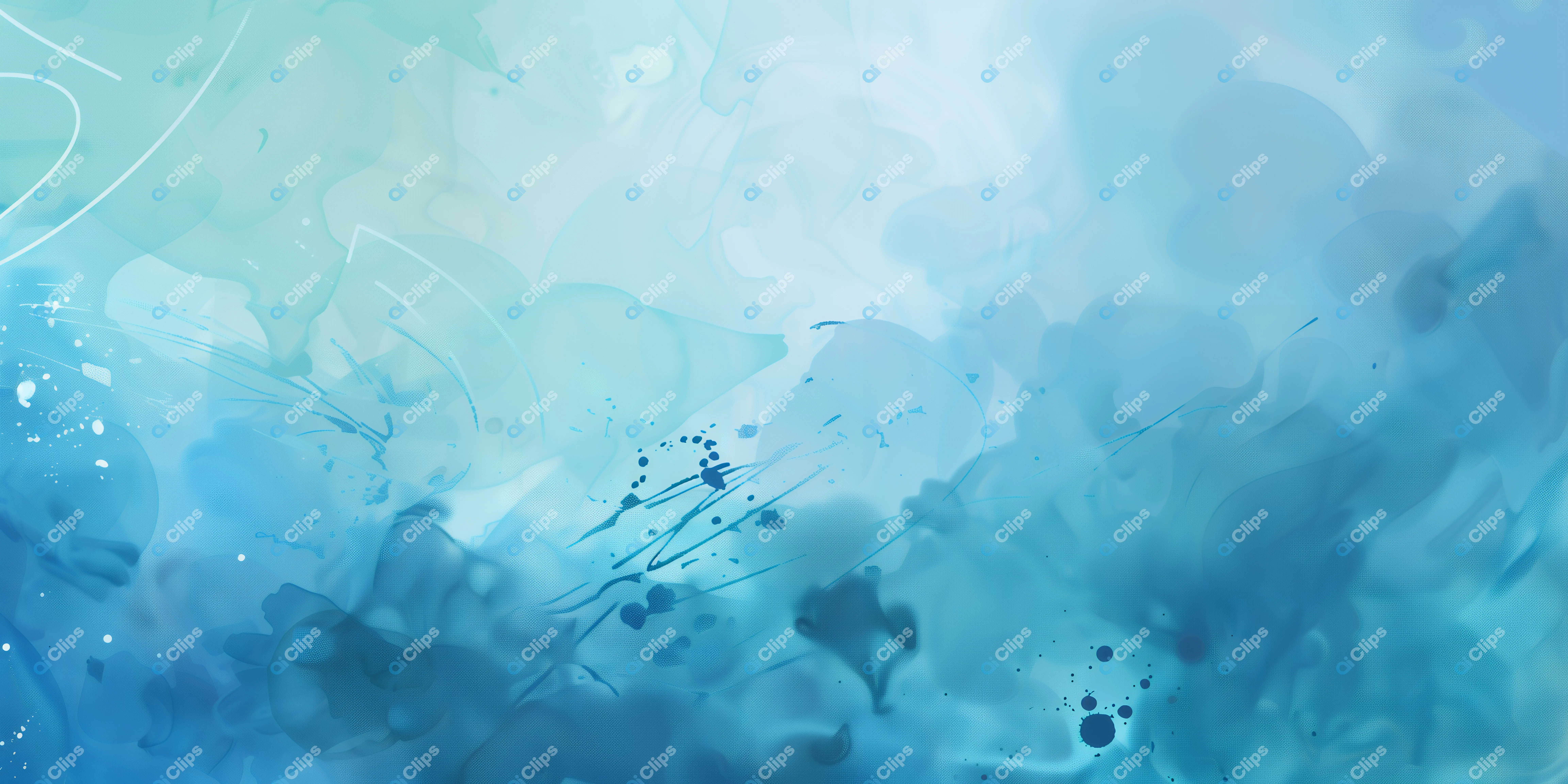 Tranquil Blue Abstract