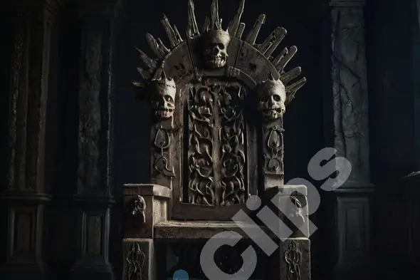 Gothic Skull Throne