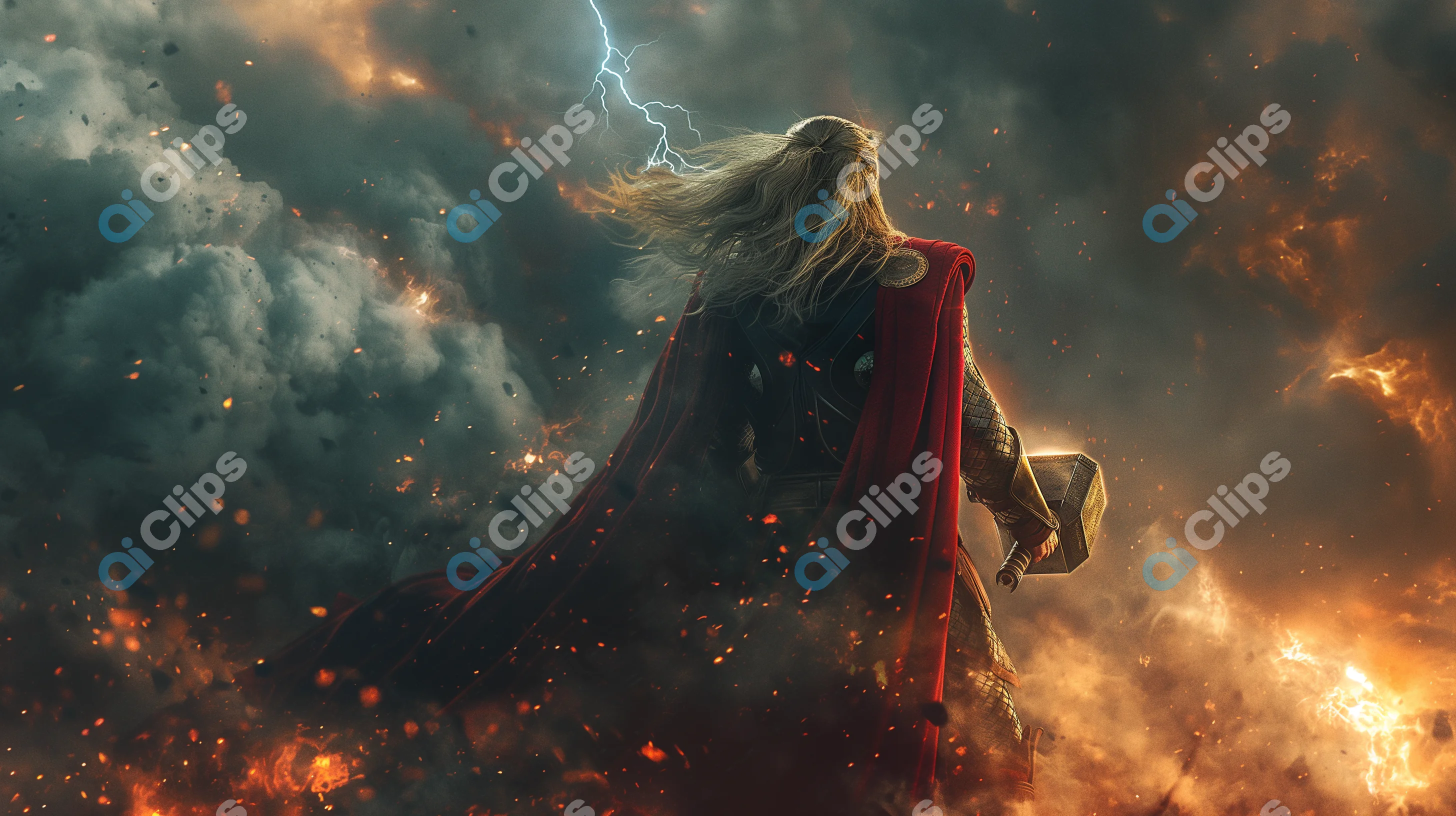 Thunder God in Battle