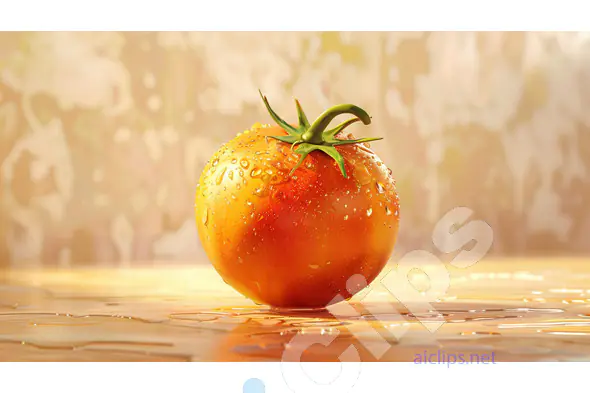 Fresh Dewy Tomato