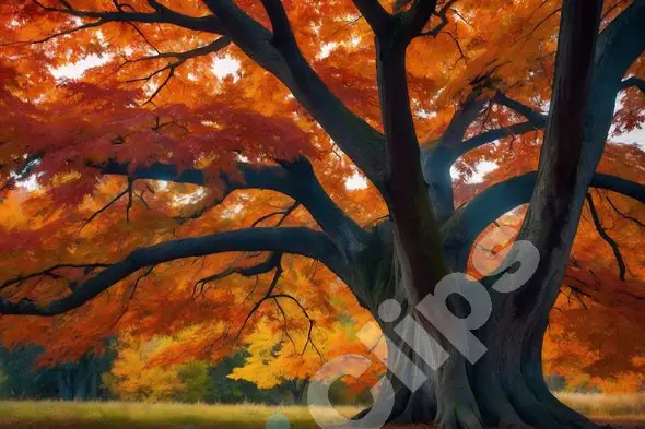Vibrant Autumn Tree