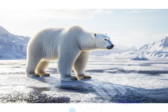 Polar Bear on Arctic Ice
