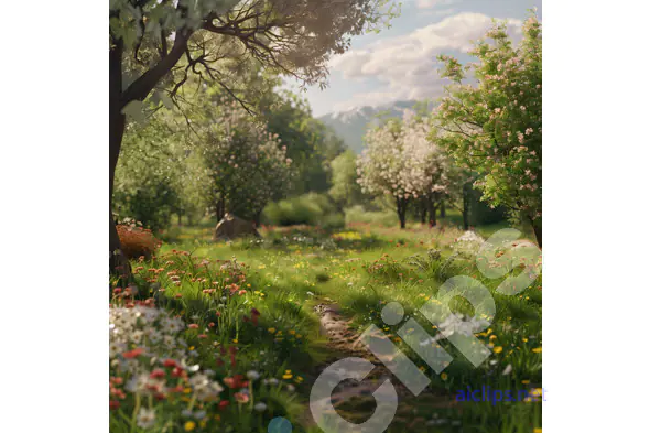 Springtime Orchard