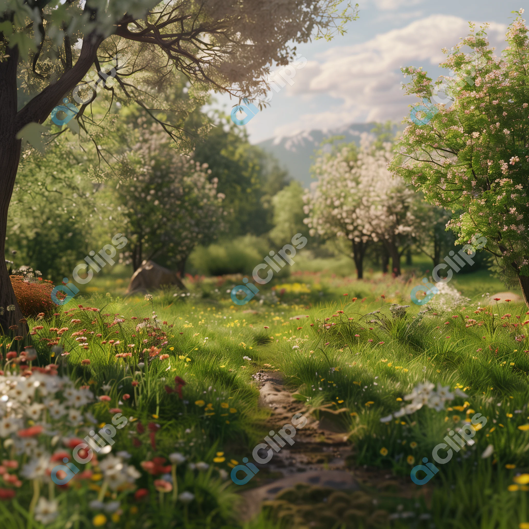 Springtime Orchard